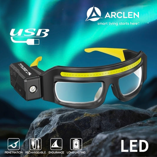 Rechargeable Headlight Glasses